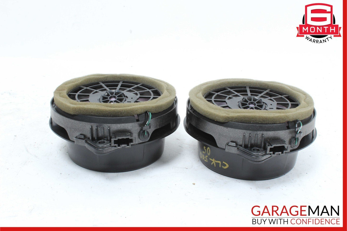 03-09 Mercedes W209 CLK500 C350 Rear Door Audio Sound Speaker Set of 2 Pc