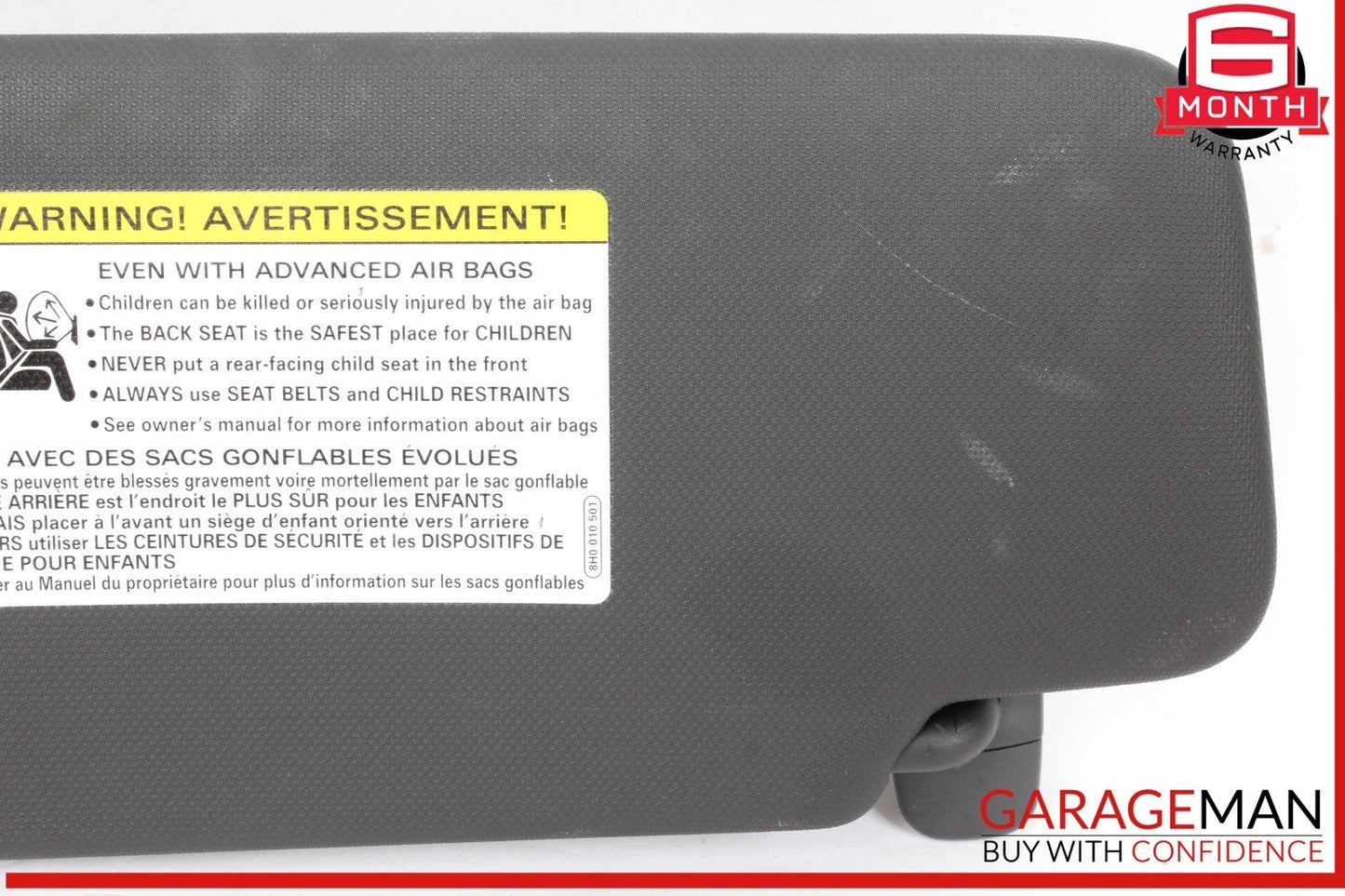 17-24 Audi S5 RS5 A4 Front Right Passenger Side Sun Visor Sunvisor 8W0857552 OEM