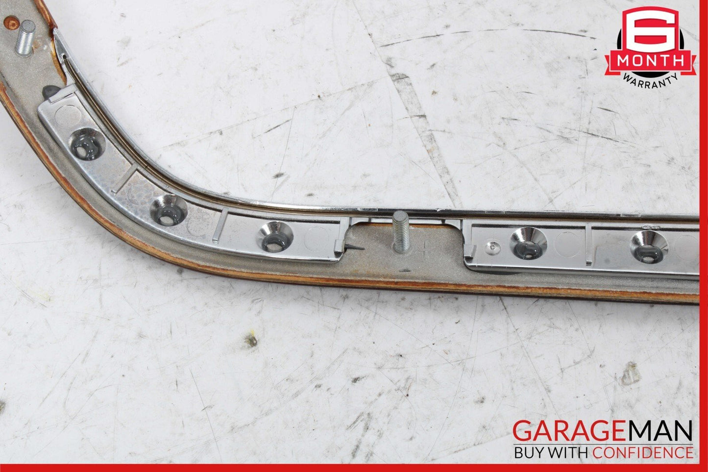 03-06 Mercedes W220 S430 S55 AMG Rear Left Driver Side Door Trim Bezel Wood OEM