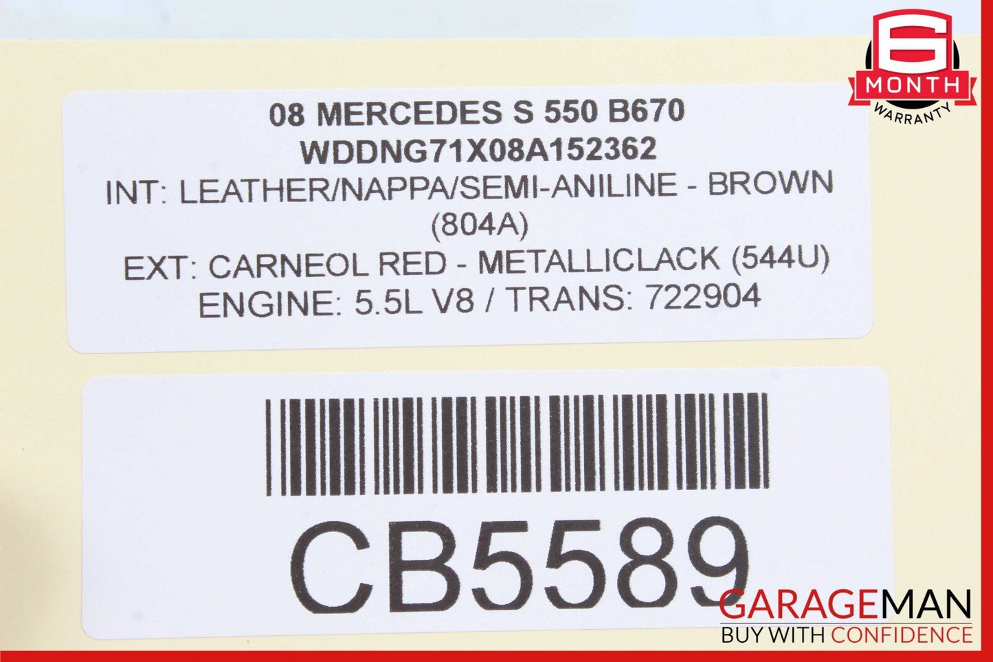 07-14 Mercedes W221 S550 CL550 S400 CL63 AMG Electronic Parking Button Switch
