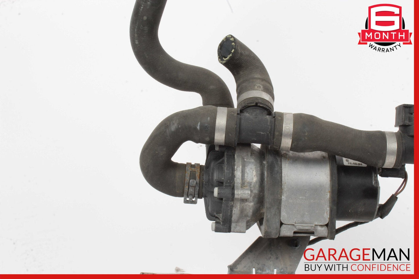 10-16 Mercedes W212 E350 Auxiliary AUX Circulation Water Pump w/ Bumper Bracket