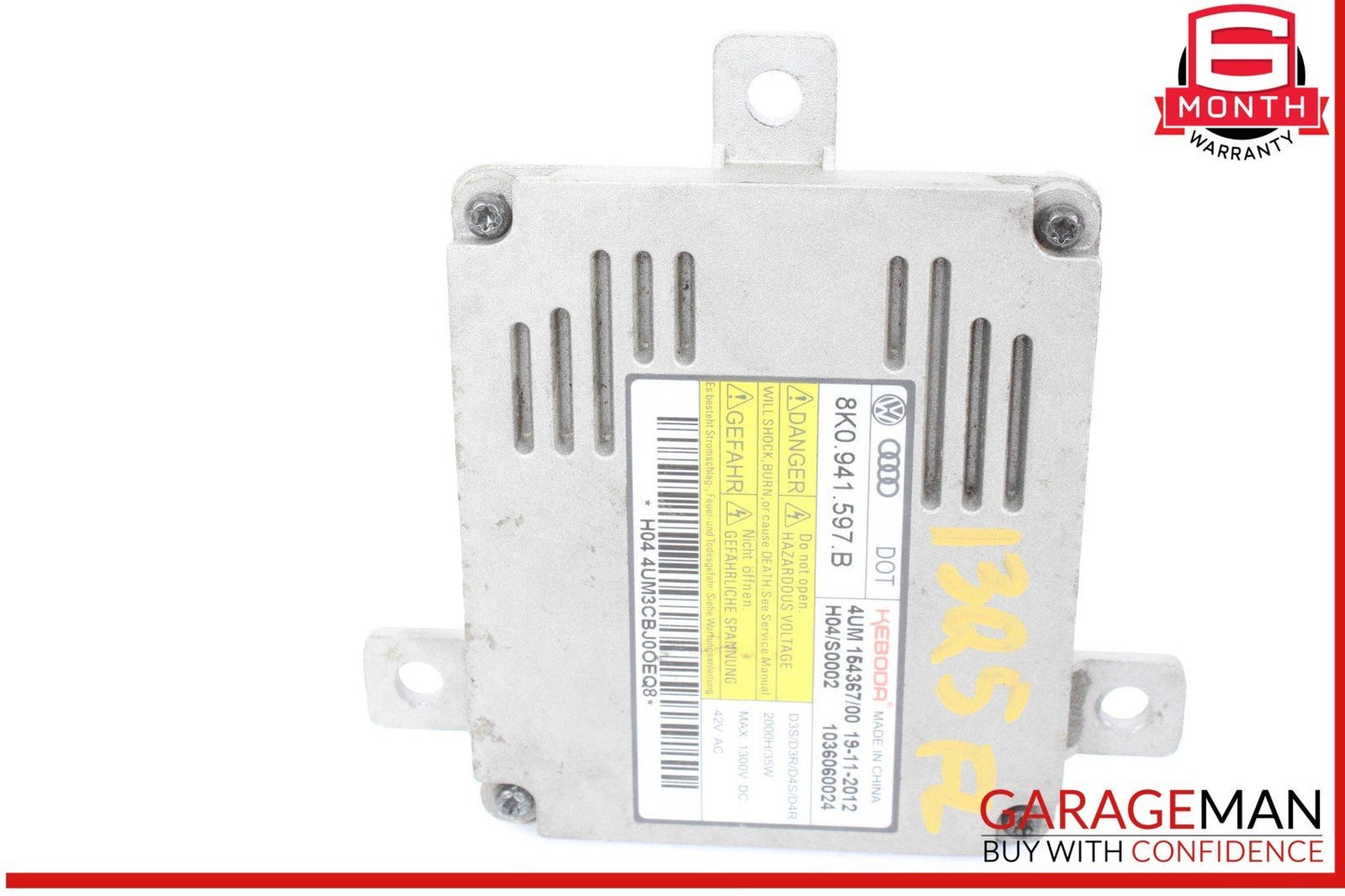 13-17 Audi Q5 SQ5 Xenon HID Head Light Headlight Ballast Module 8K0941597B OEM