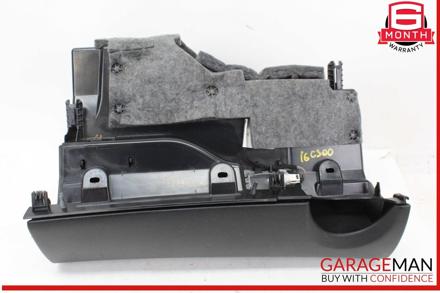 15-20 Mercedes W205 C300 C400 Dashboard Glove Box Compartment Tray Black OEM