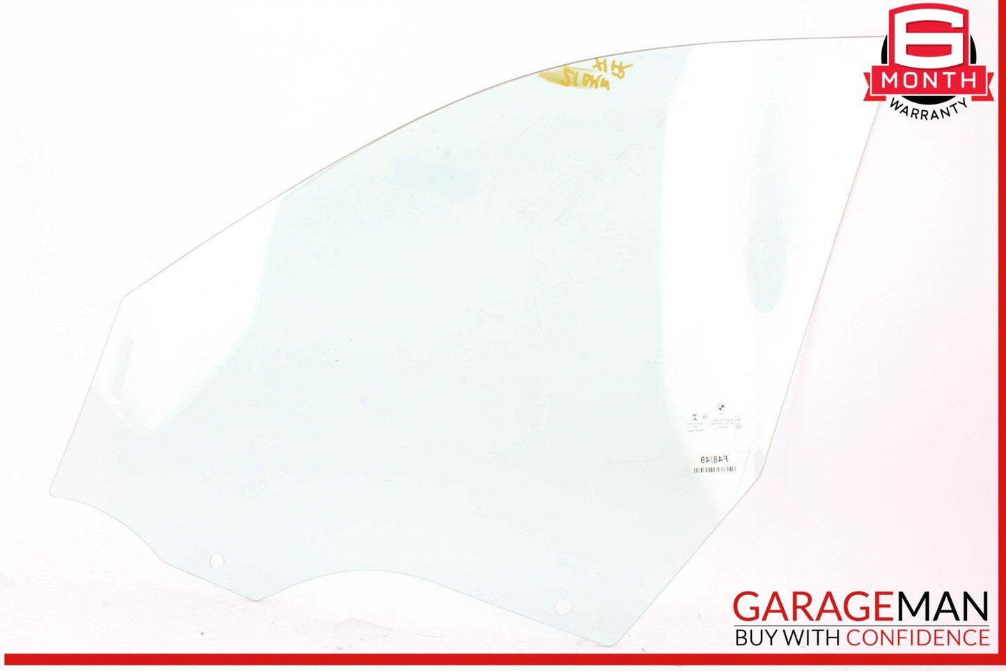 16-22 BMW X1 Front Right Passenger Side Door Window Glass OEM
