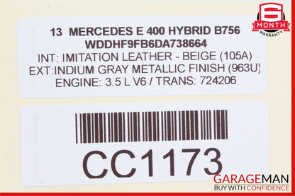 08-18 Mercede W212 E400 CLS550 C250 Front Left Side Door Control Module OEM