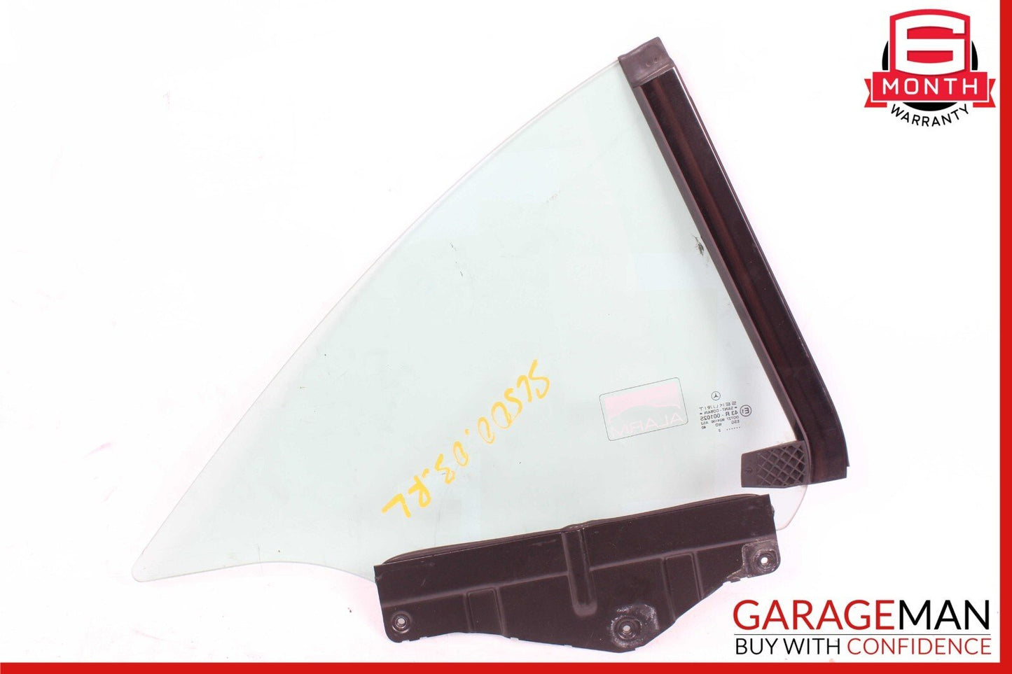03-12 Mercedes R230 SL500 SL55 AMG Rear Left Side Quarter Window Glass Clear OEM
