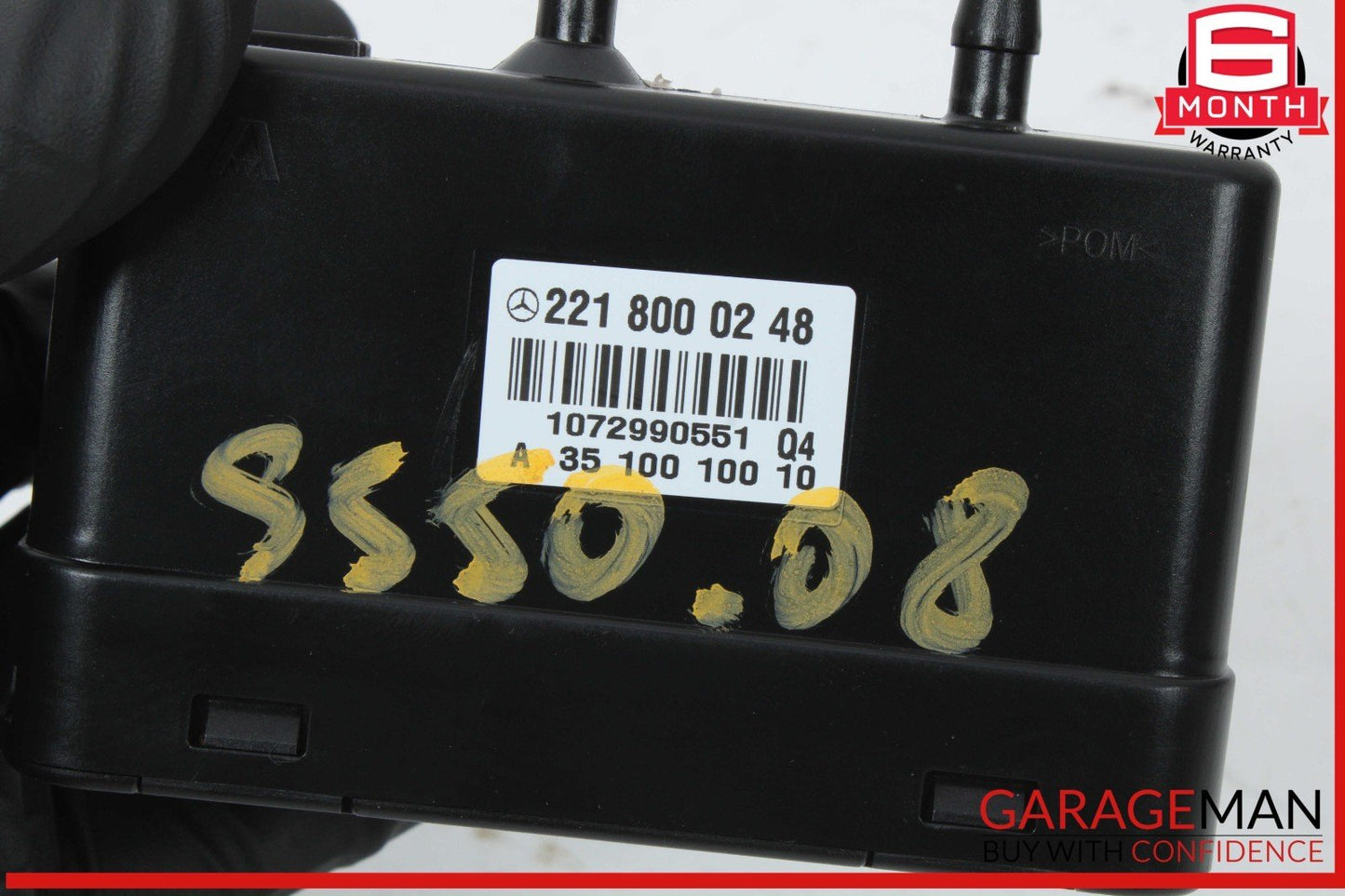 07-14 Mercedes W221 S550 CL600 Trunk Seat Lumbar Vacuum Pump 2218000248 OEM