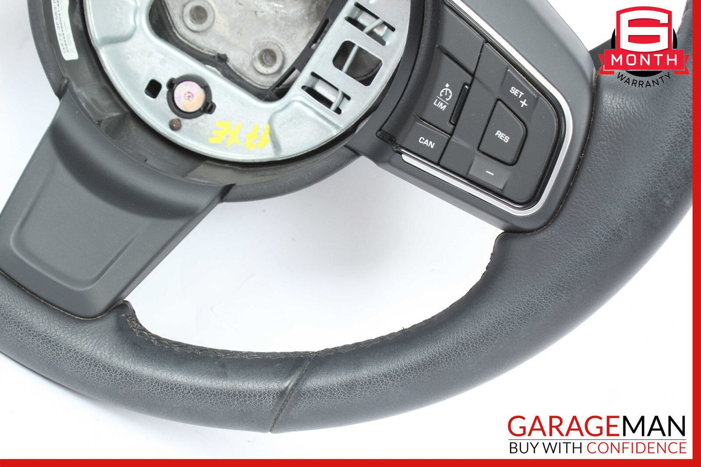 17-19 Jaguar XE Steering Wheel Black OEM