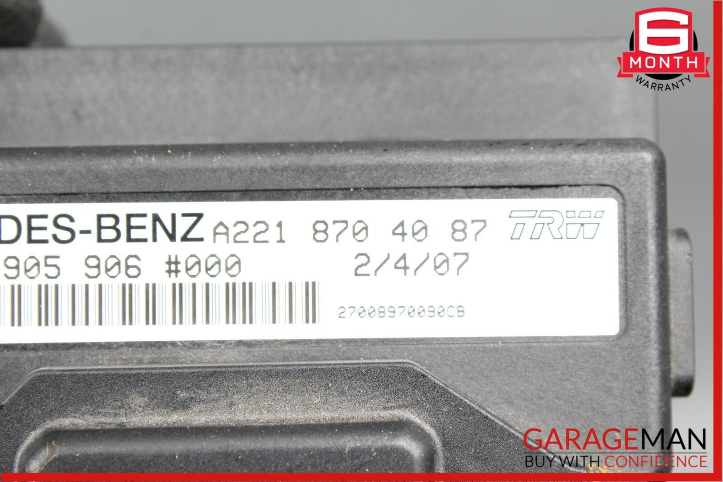 07-13 Mercedes W221 S450 S63 AMG Front Right Passenger Seat Occupancy Sensor OEM