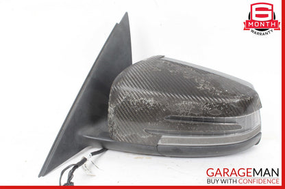 10-11 Mercedes W204 C63 AMG Front Left Side Mirror Door Rear View OEM