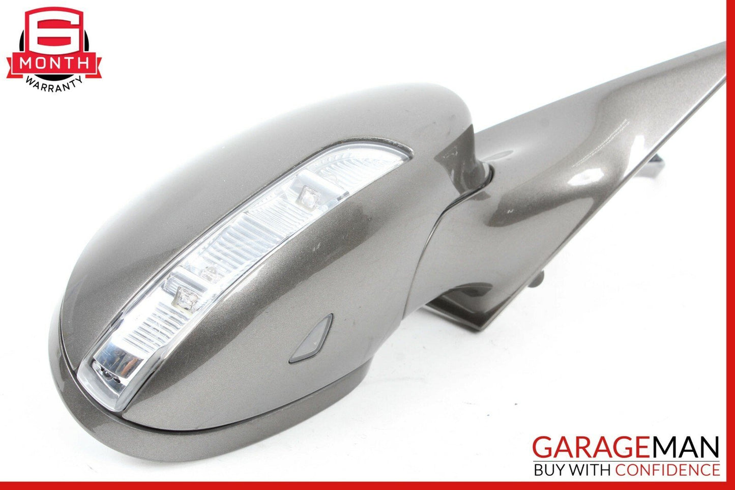 06-08 Mercedes W219 CLS500 Front Right Passenger Side Mirror Door Rear View Gray