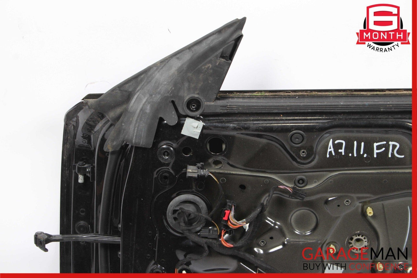 12-18 Audi A7 Front Right Passenger Side Door Shell Panel Black OEM