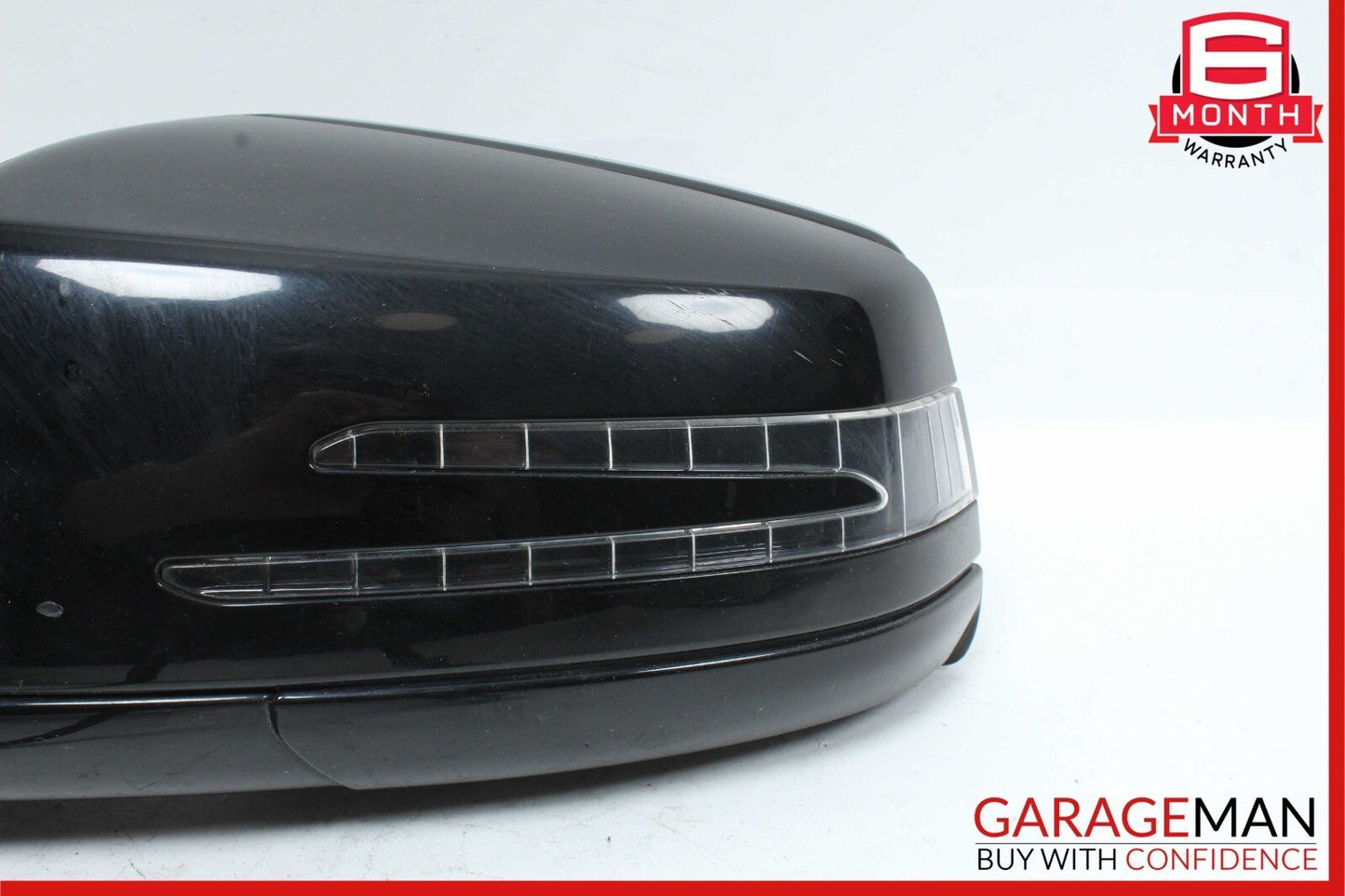 10-13 Mercedes W221 S550 S350 Front Left Side Mirror Door Rear View Black