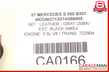 07-13 Mercedes W221 S550 Front Right Side Under Seat Control Module Unit OEM