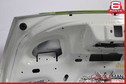 03-13 Maserati Quattroporte M139 Rear Trunk Lid Deck Shell Panel White OEM