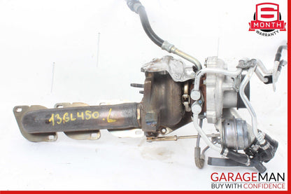 11-16 Mercedes GL450 S500 S550 4.7L Left Turbocharger Turbo Charger Manifold OEM