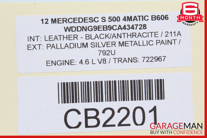 07-13 Mercedes W221 S550 S400 Rear Right or Left Side Door Control Module OEM