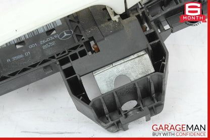 08-11 Mercedes W212 E350 Rear Left Driver Side Exterior Door Handle White OEM