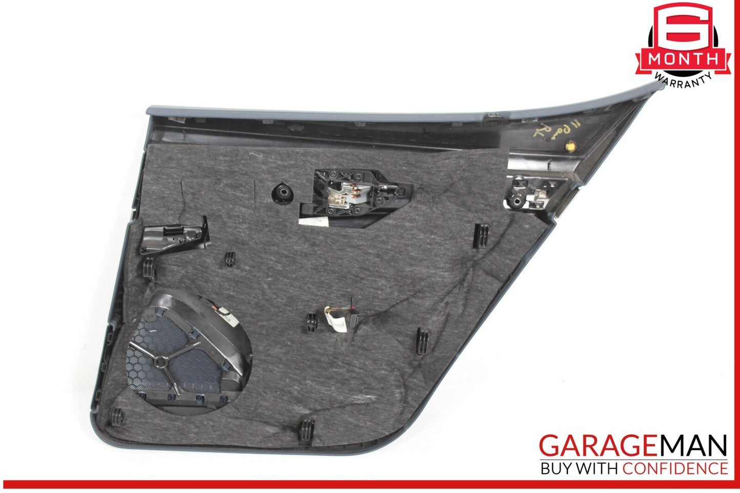 10-16 Porsche Panamera 970 Rear Left Interior Door Panel Leather OEM