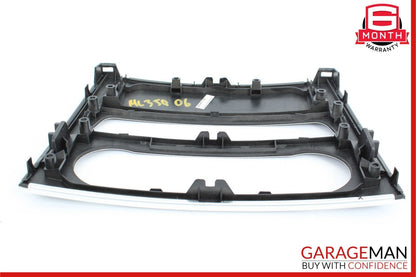 06-12 Mercedes W164 ML350 GL450 Center Console Control Trim Bezel Panel Black
