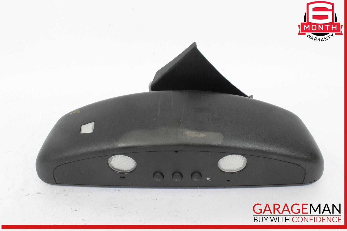 12-17 Mercedes W204 C250 C300 E350 Top Upper Interior Rear View Mirror Black OEM