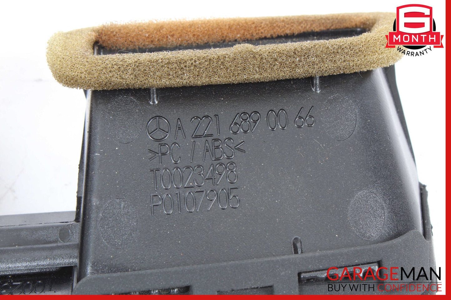 07-14 Mercedes W221 S550 CL550 Center Dash AC A/C Air Vent 2216890066 OEM