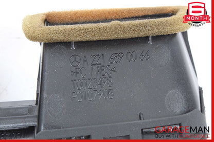 07-14 Mercedes W221 S550 CL550 Center Dash AC A/C Air Vent 2216890066 OEM