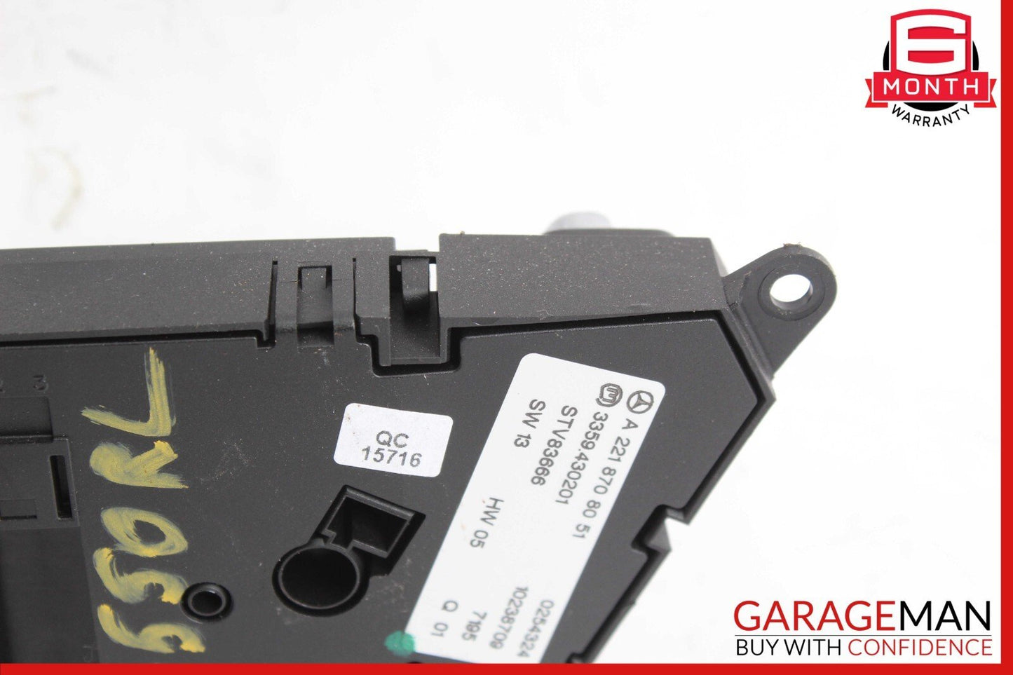 07-13 Mercedes W221 S550 S400 Rear Left Side Seat Control Memory Switch