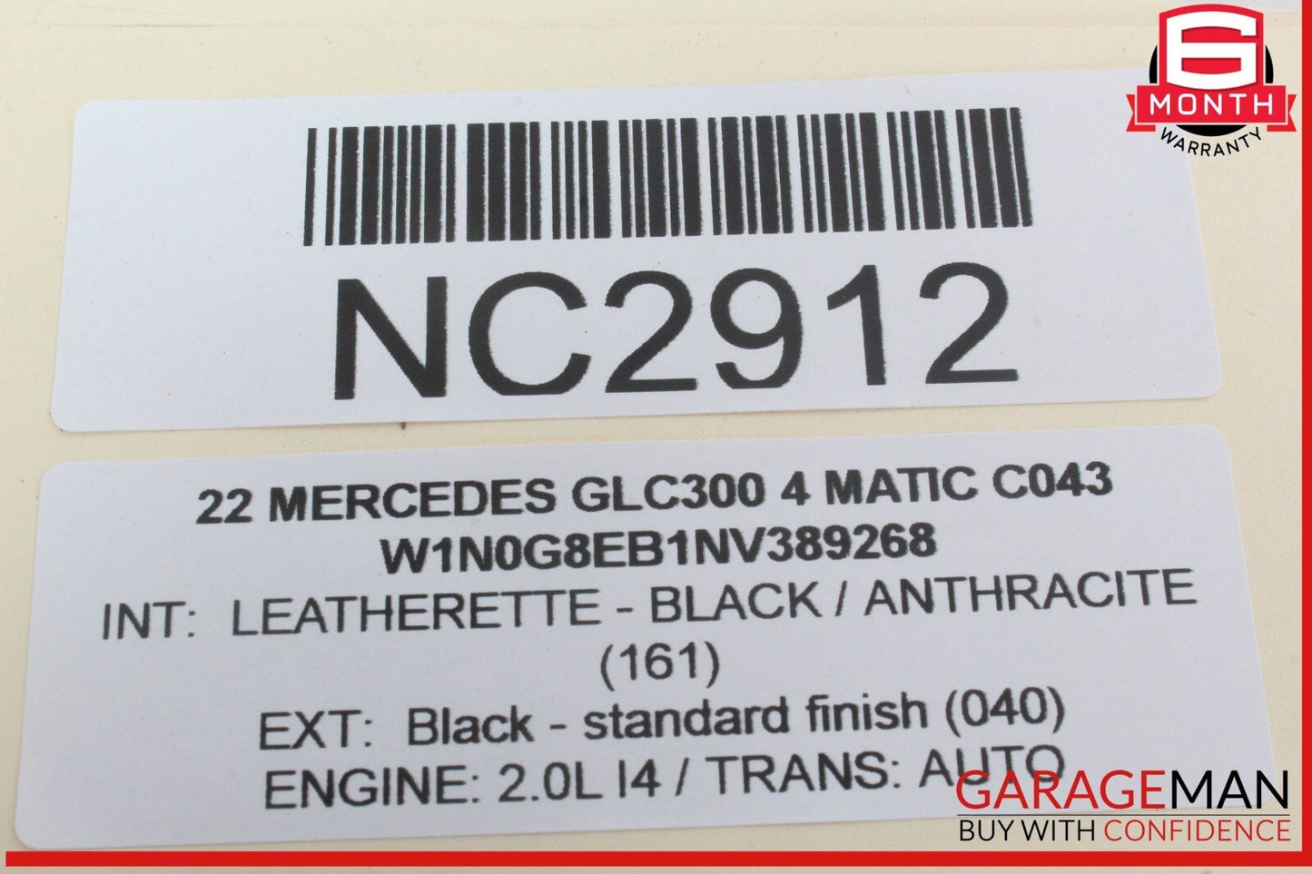 16-22 Mercedes X253 GLC300 4MATIC Front Left Driver Side Window Regulator Motor