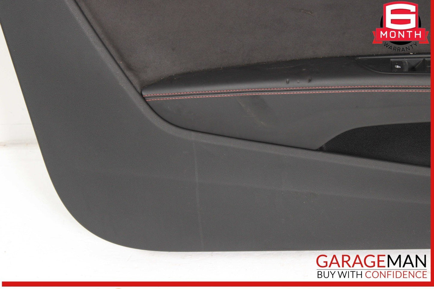18-24 Audi S5 A5 RS5 Front Left Door Panel Trim Leather / Suede Black OEM