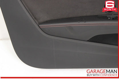 18-24 Audi S5 A5 RS5 Front Left Door Panel Trim Leather / Suede Black OEM