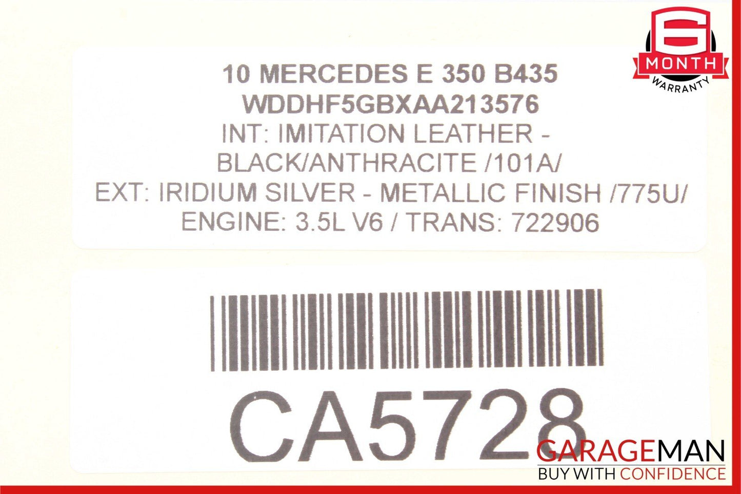 08-18 Mercedes E550 E350 C350 C300 Rear Right Side Door Control Module Unit