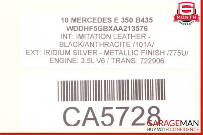 08-18 Mercedes E550 E350 C350 C300 Rear Right Side Door Control Module Unit
