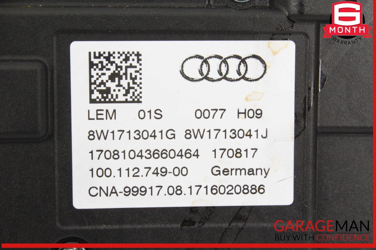 2017-2024 Audi A4 Automatic Transmission Gearbox Gear Shifter 8W1713041G OEM