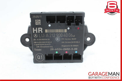 08-14 Mercedes W204 C250 C300 Rear Right Side Door Control Module Unit OEM