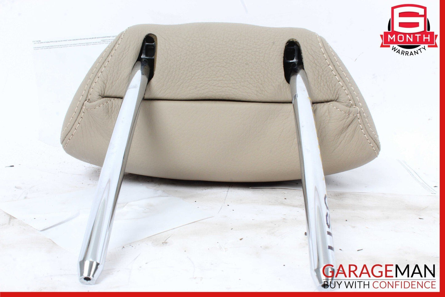 12-18 Mercedes W218 CLS550 Rear Seat Headrest Head Rest Left or Right Beige OEM