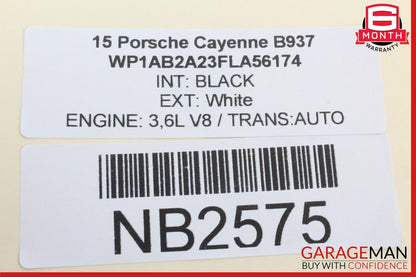 11-18 Porsche Cayenne 958 Rear Left / Right Side Door Control Module Unit OEM