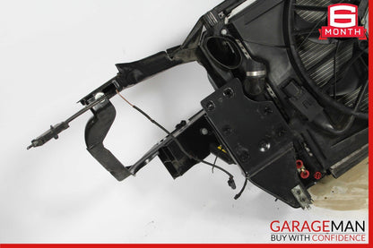 03-06 Mercedes R230 SL500 Engine Cooling Radiator Fan Shroud A/C Condenser Assy