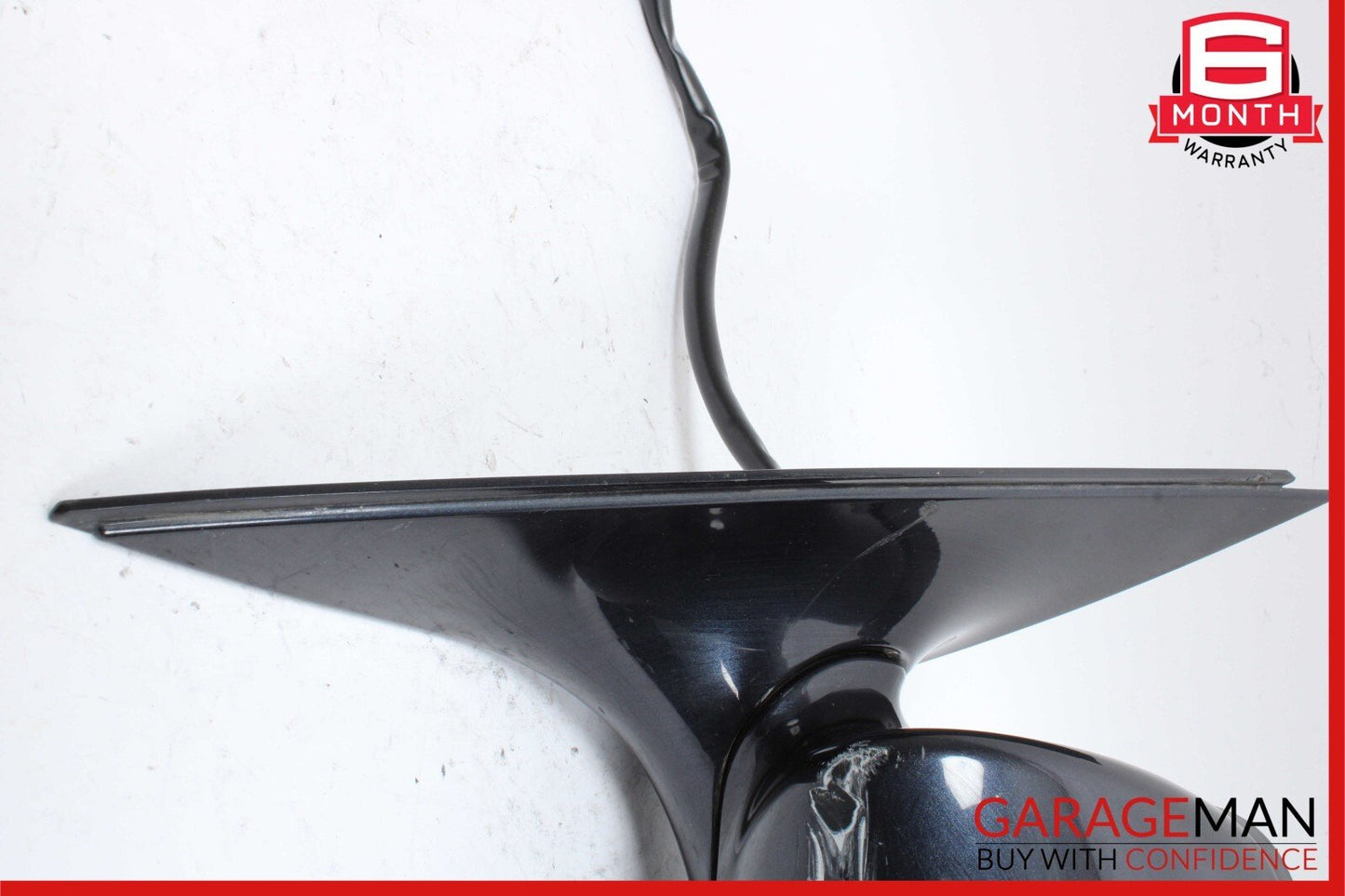 07-09 Mercedes W221 S550 S600 Front Left Side Mirror Rear View Chromite Black