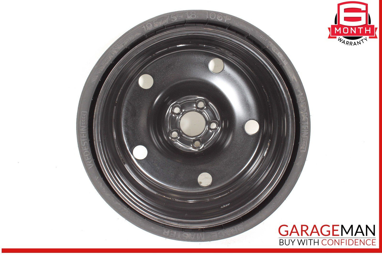09-17 Audi Q5 Emergency Spare Wheel Rim Tire 6 x 18 ET32 OEM