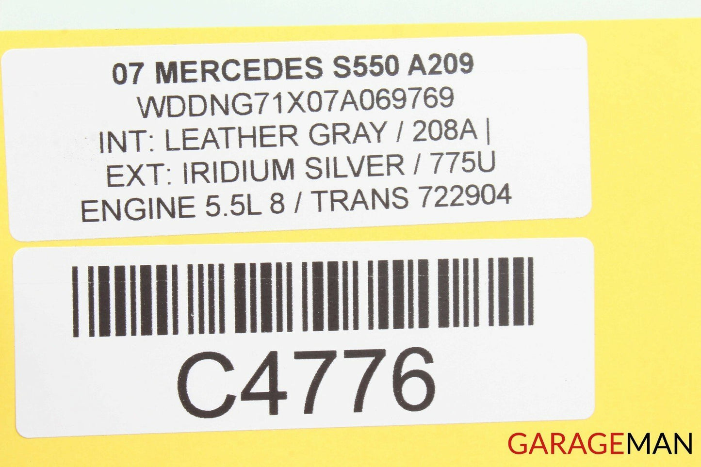 07-09 MERCEDES W221 S550 CL550 ANTENNA AMPLIFIER BOOSTER MODULE OEM