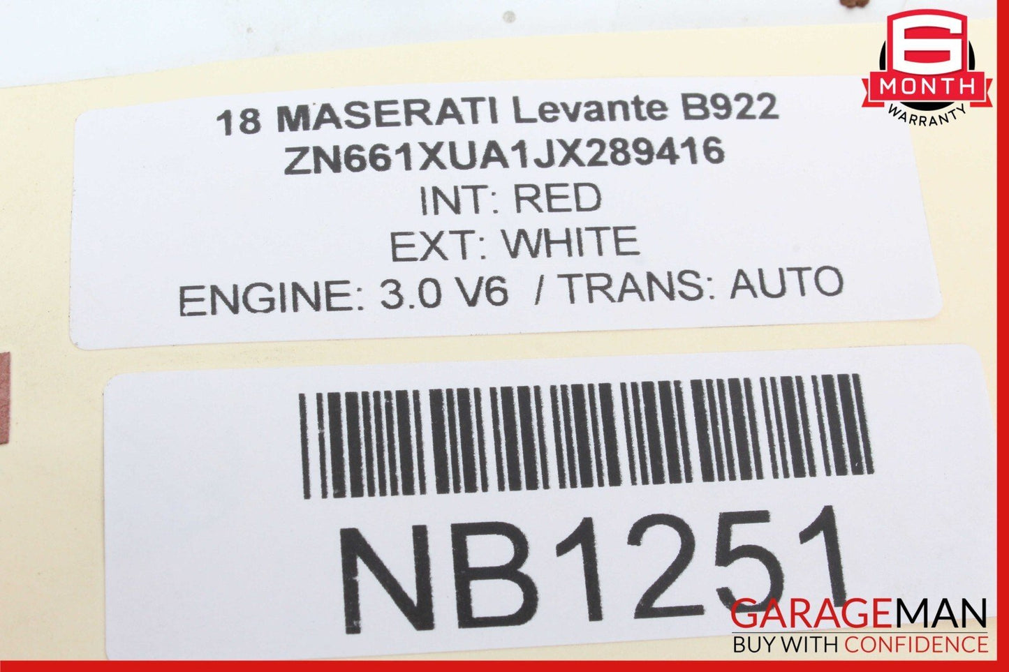 17-20 Maserati Levante S M161 Front Right Side Door Lock Latch Actuator OEM
