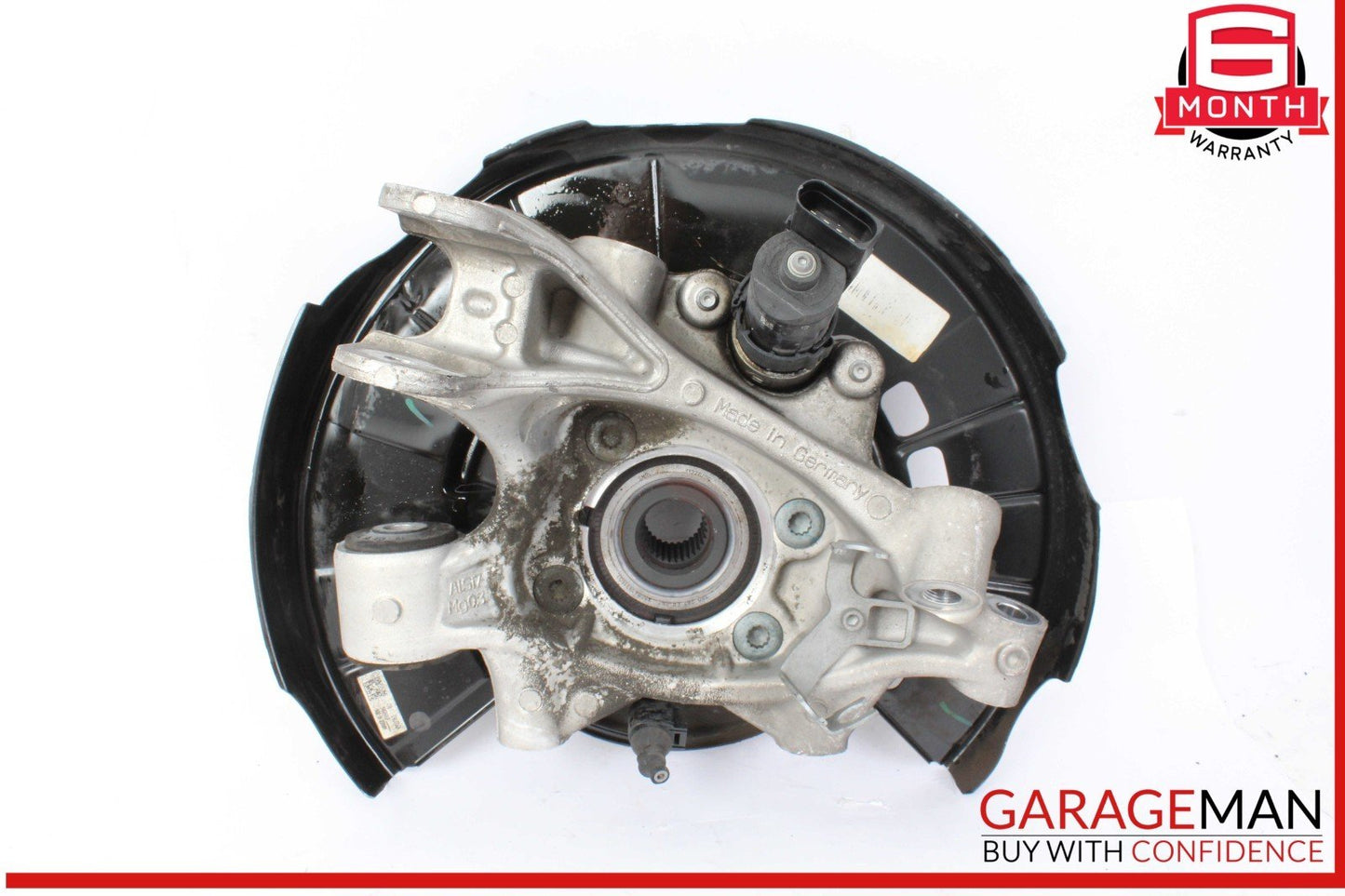 11-14 Porsche Cayenne 958 Rear Left Driver Side Spindle Knuckle Wheel Hub OEM