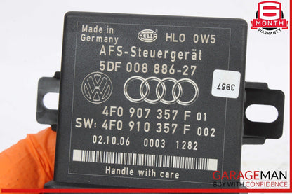 07-09 Audi Q7 Headlight Lamp Range Control Module Unit Hella 4F0907357F OEM