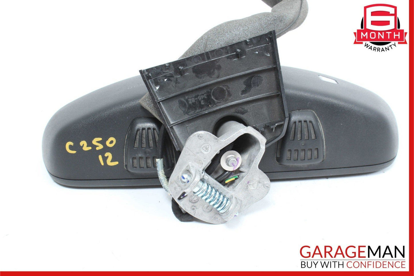 10-16 Mercedes W204 C250 C300 E250 E400 Interior Rear View Mirror Black OEM