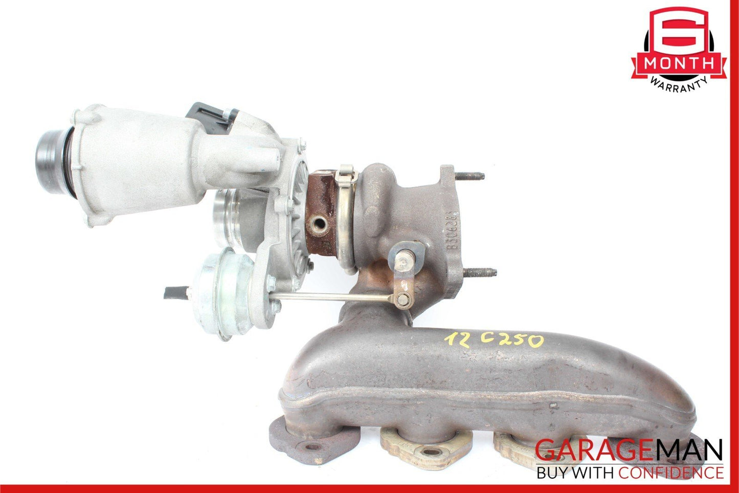 12-15 Mercedes C250 SLK250 1.8 M271 Turbo Turbocharger Manifold Assembly AL 0065