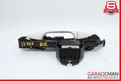 10-15 Mercedes X204 GLK250 Rear Left Side Exterior Door Handle White OEM