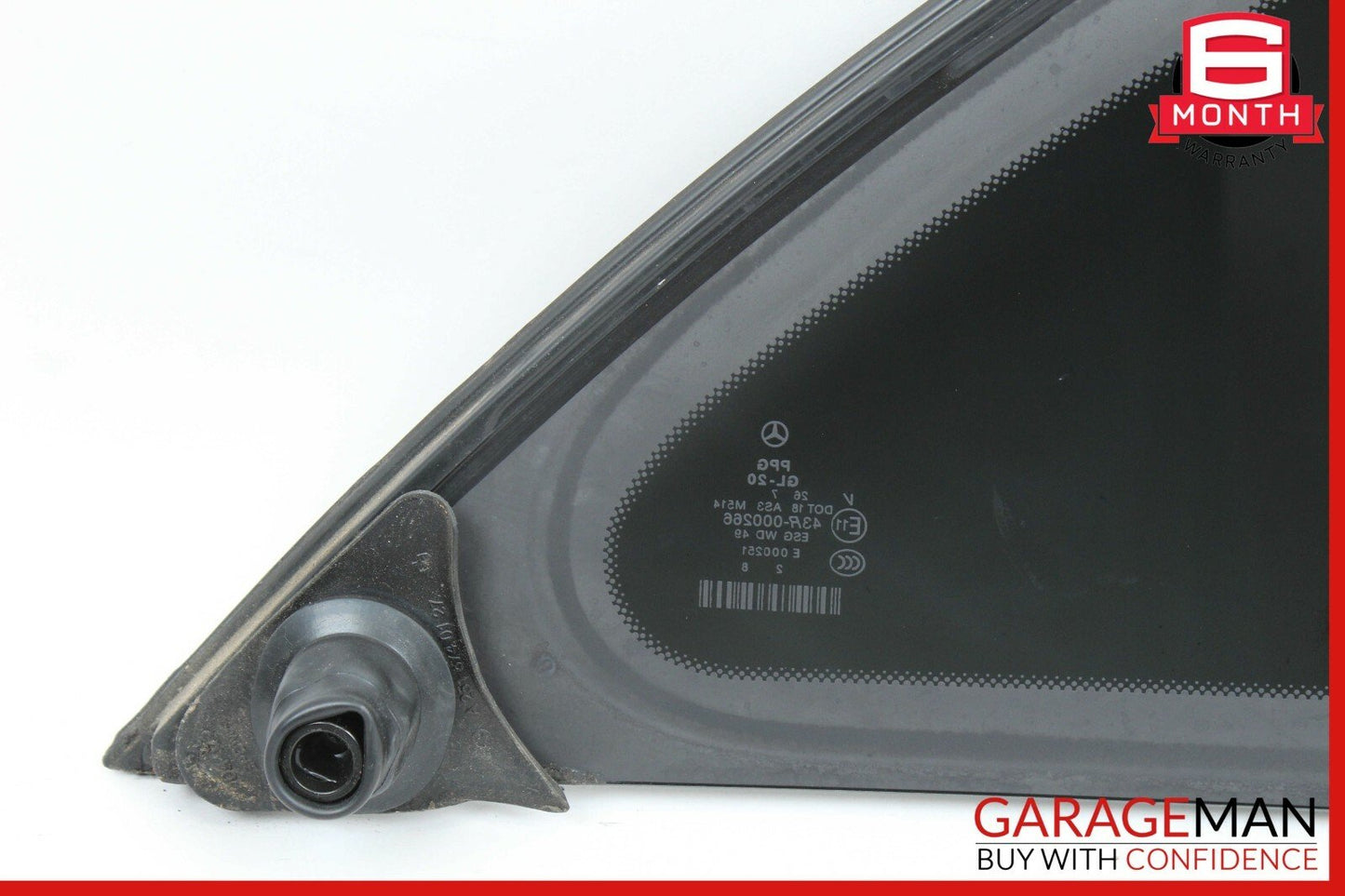 06-13 Mercedes W251 R350 R550 Rear Left Side Door Quarter Window Glass OEM