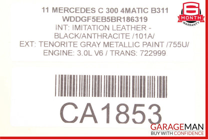 08-14 Mercedes W204 C250 C300 C350 Rear Left Side Door Control Module Unit OEM
