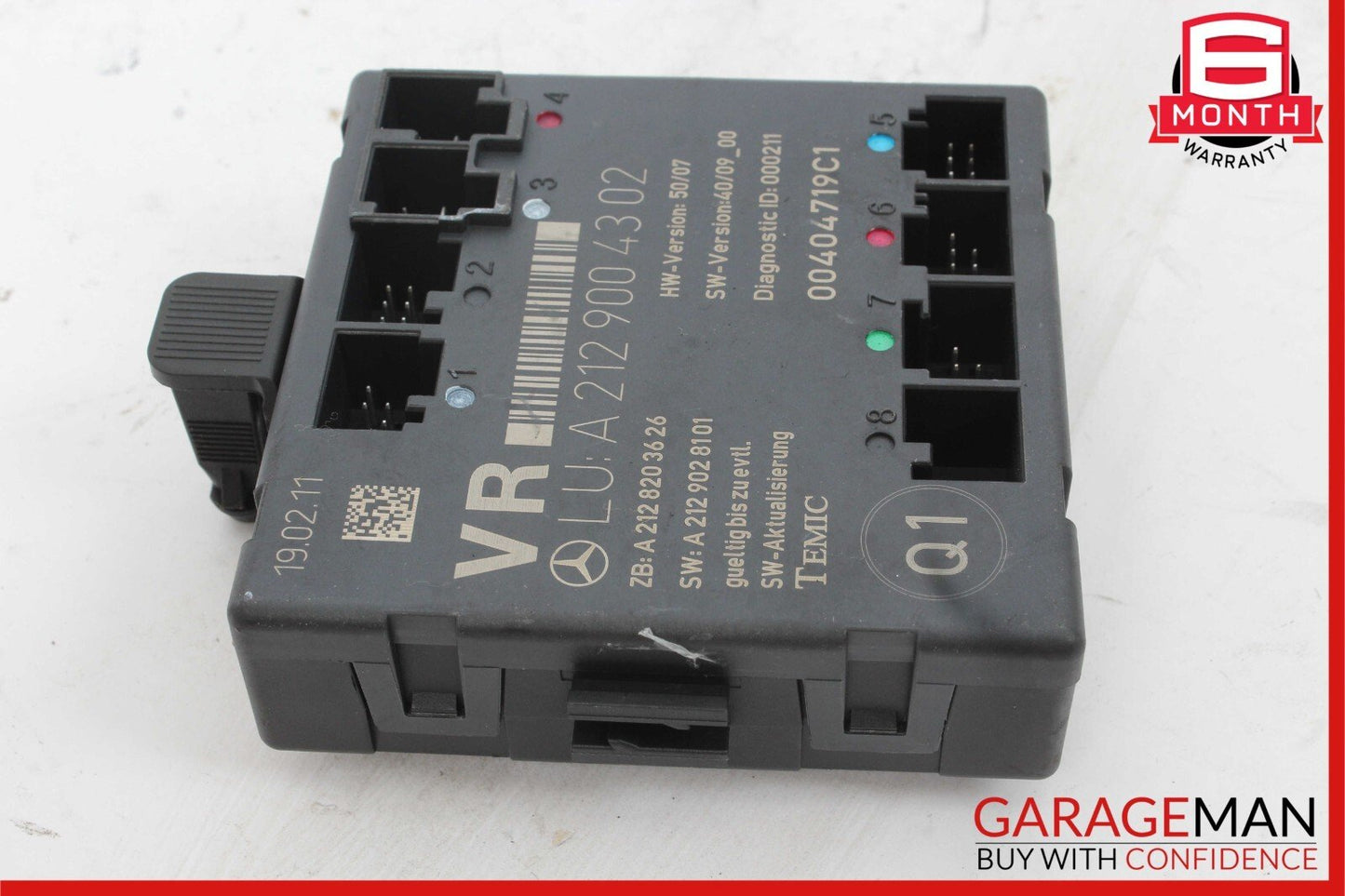 08-18 Mercedes W212 E350 E400 C250 Front Right Side Door Control Module Unit OEM